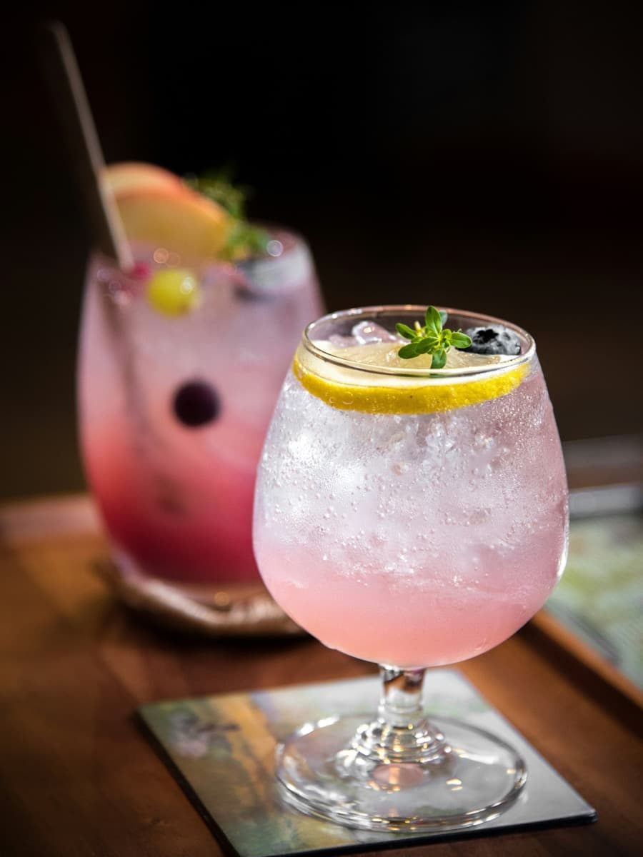 Bebidas preparadas con jarabes